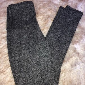 Gray High Waisted Leggings - XS